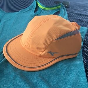 Mizuno running hat with adjustable strap